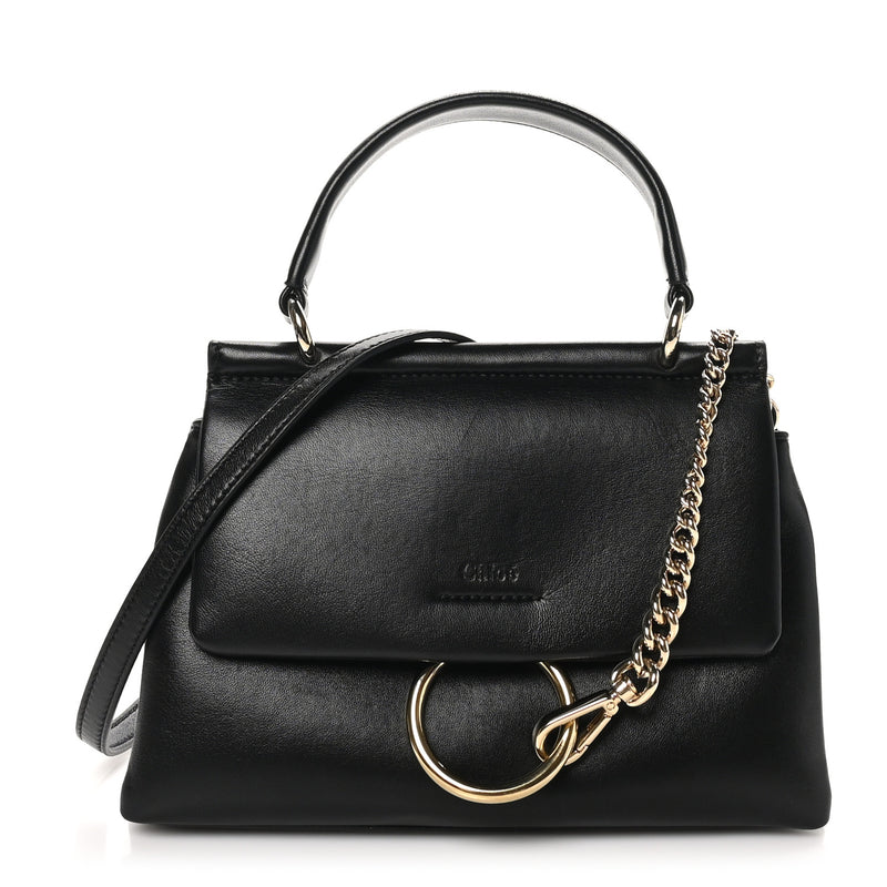 Chloe Lambskin Small Faye Top Handle Bag