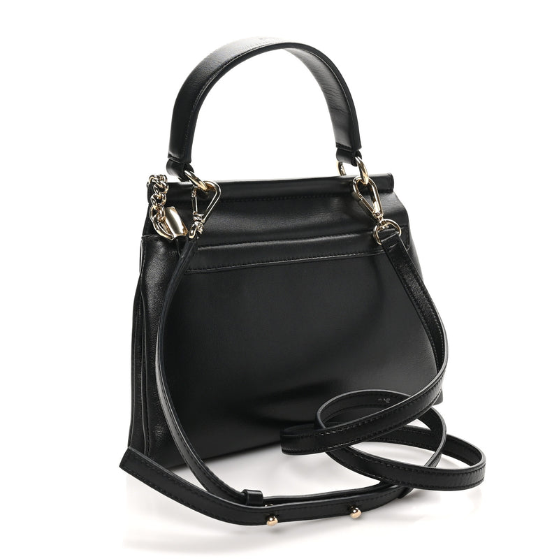 Chloe Lambskin Small Faye Top Handle Bag
