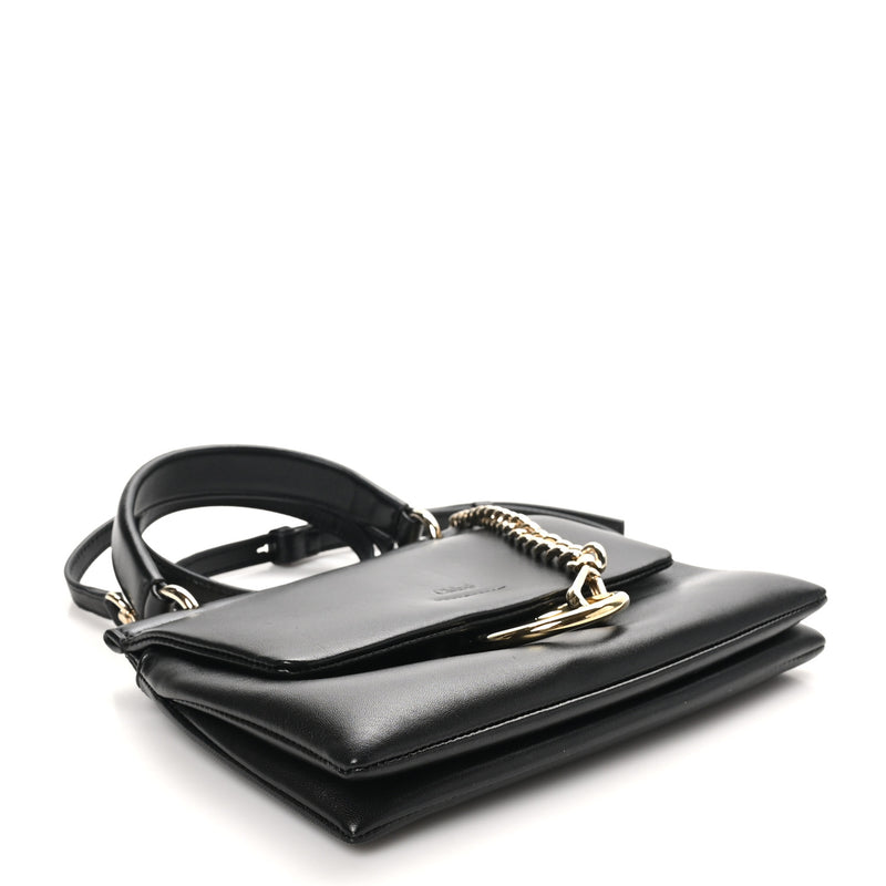 Chloe Lambskin Small Faye Top Handle Bag
