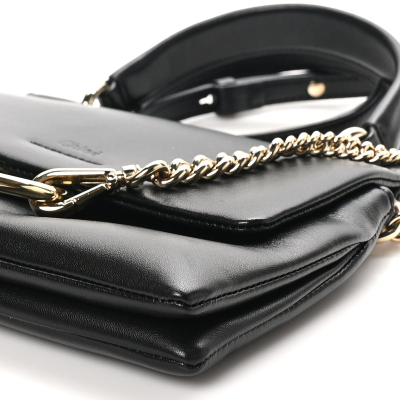 Chloe Lambskin Small Faye Top Handle Bag