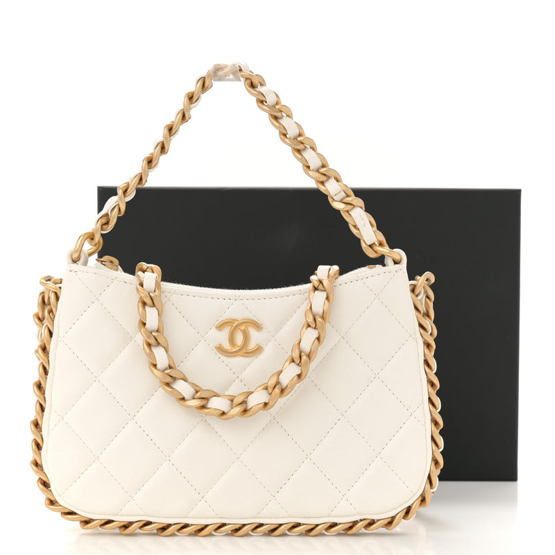 Chanel Shiny Crumpled Lambskin Quilted