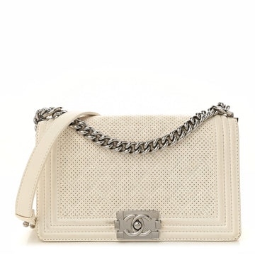 Chanel Lambskin Perforated Medium Boy