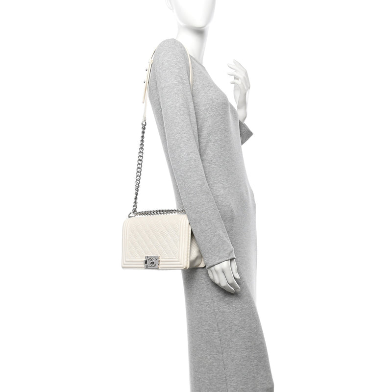 Chanel Lambskin Perforated Medium Boy