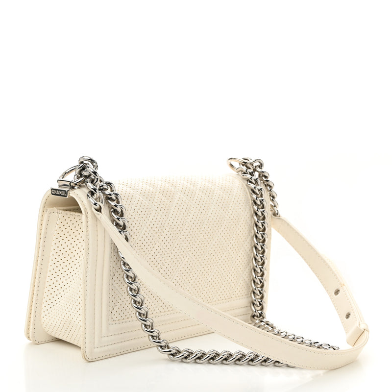 Chanel Lambskin Perforated Medium Boy