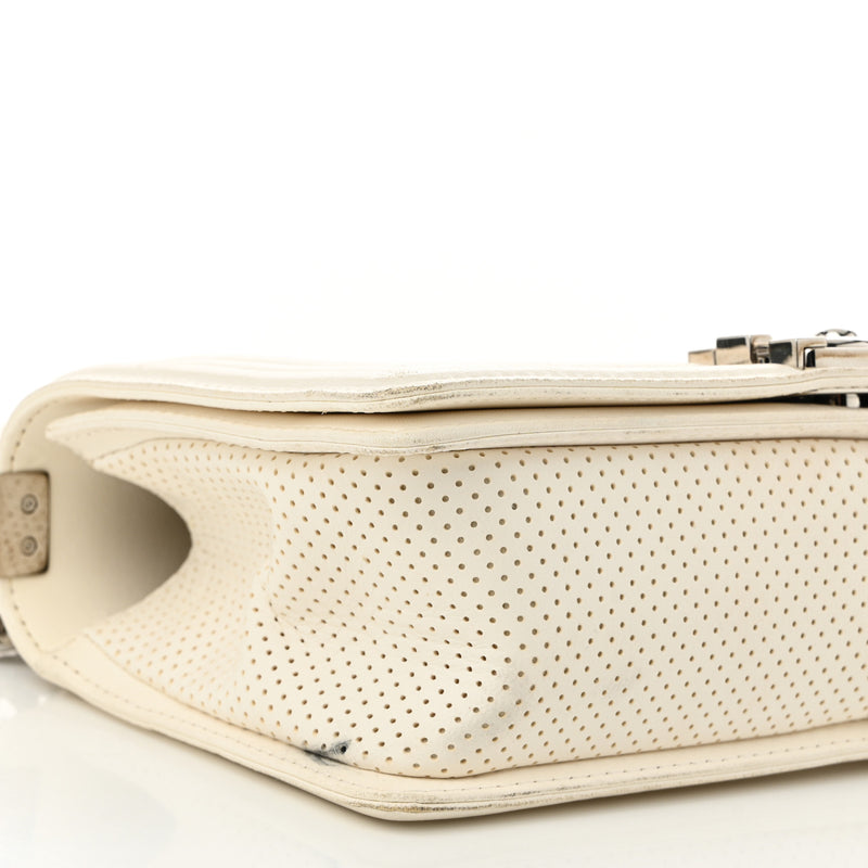 Chanel Lambskin Perforated Medium Boy