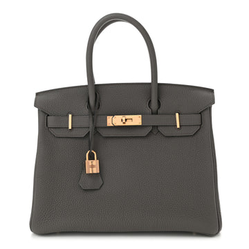 Hermes Togo Birkin 30 Etain