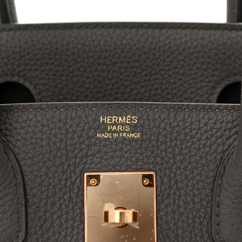 Hermes Togo Birkin 30 Etain