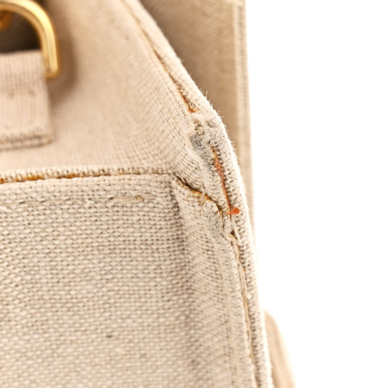 Jacquemus Linen Le Bambino Light Greige