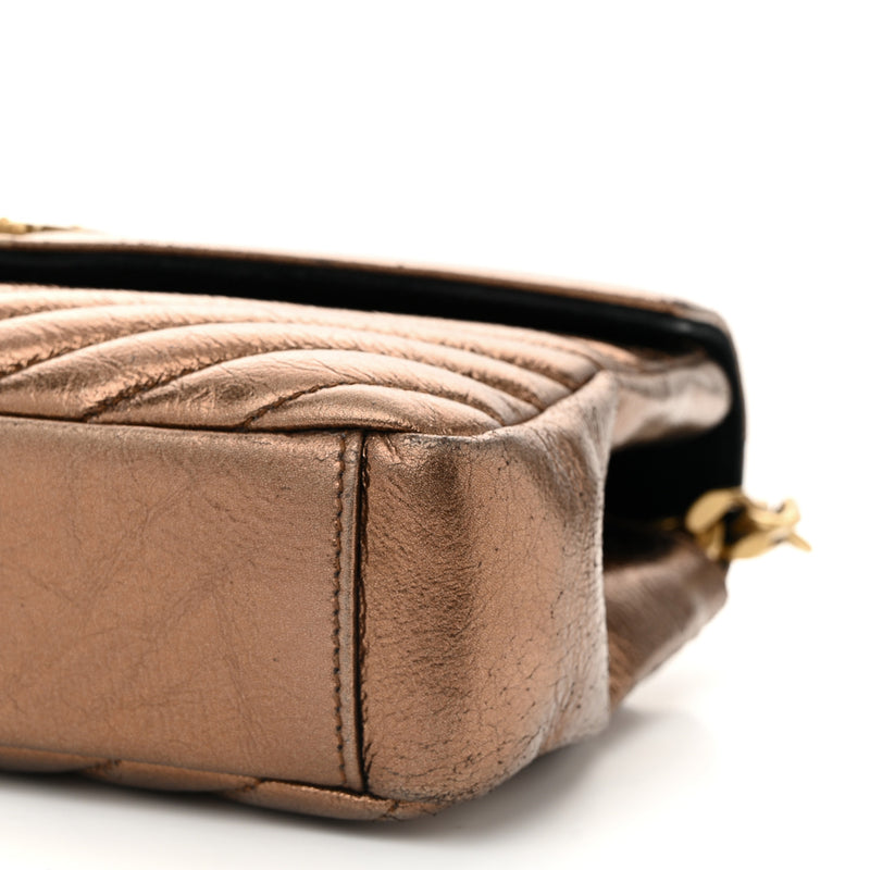 Saint Laurent Metallic Calfskin