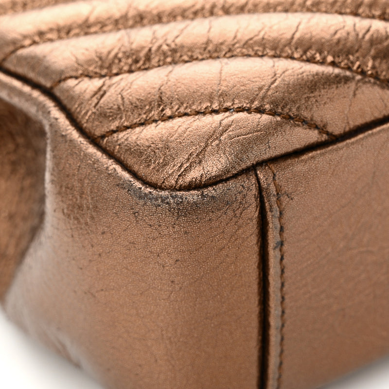 Saint Laurent Metallic Calfskin