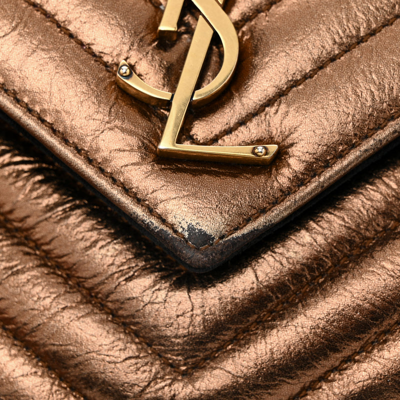 Saint Laurent Metallic Calfskin