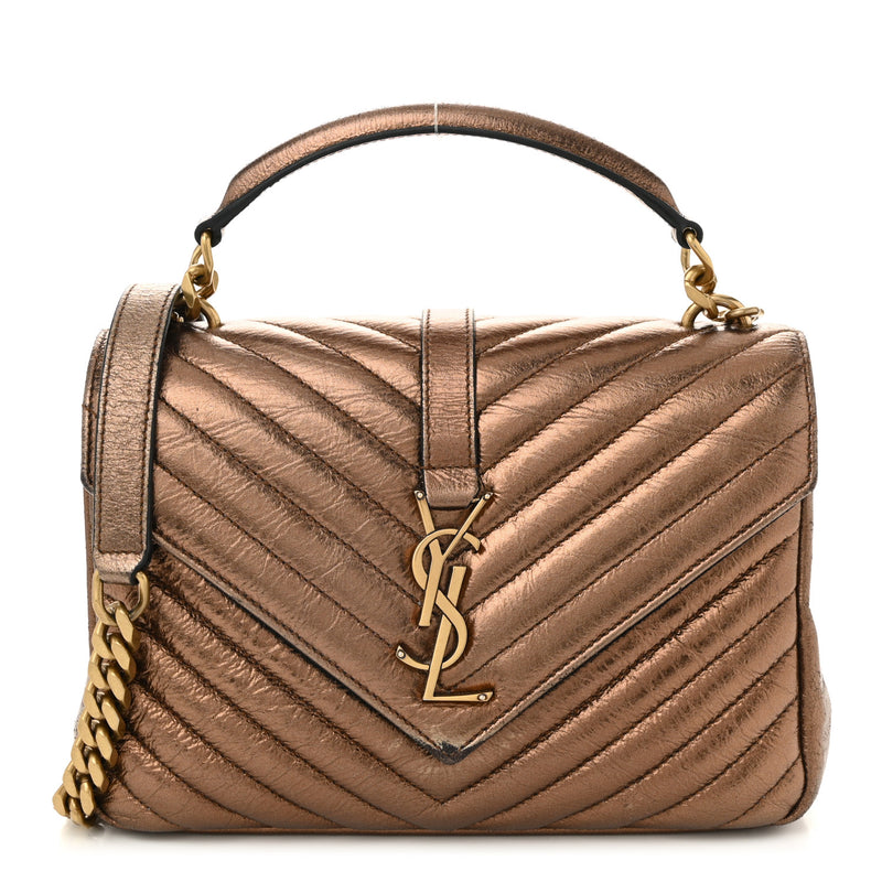 Saint Laurent Metallic Calfskin
