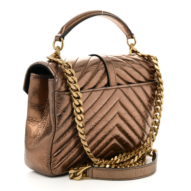 Saint Laurent Metallic Calfskin