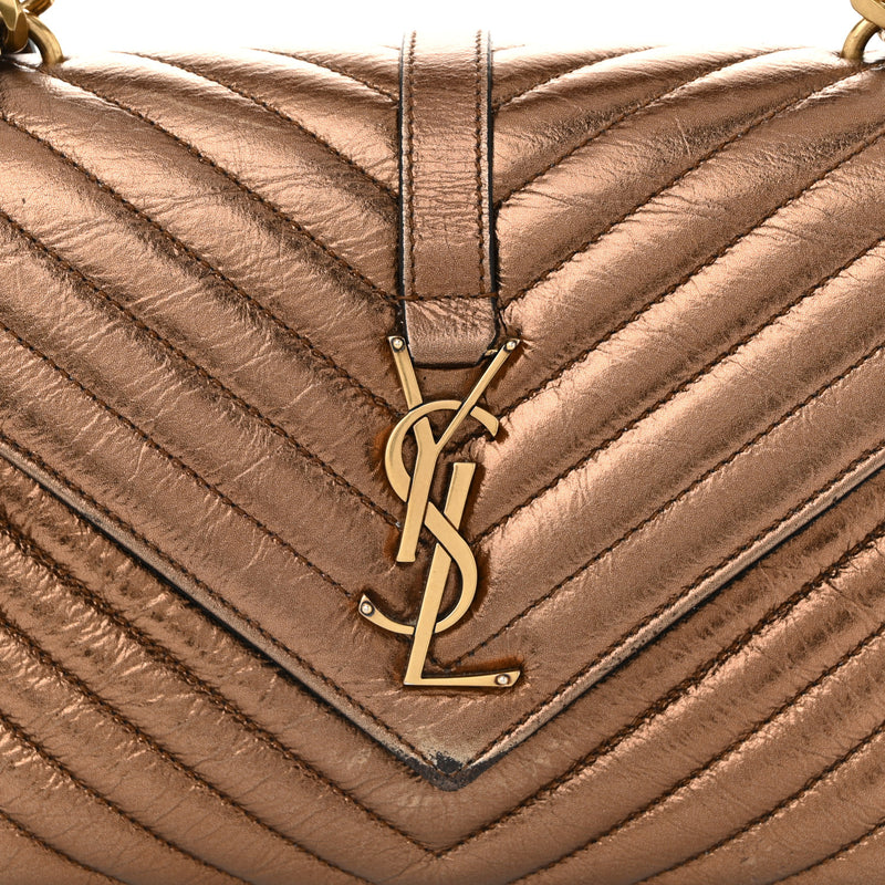 Saint Laurent Metallic Calfskin