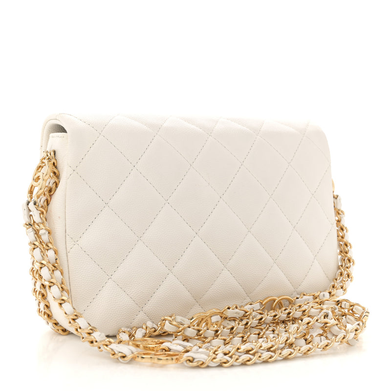 Chanel Caviar Quilted Mini Cc You Flap