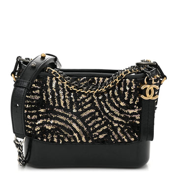 Chanel Sequin Calfskin Small Gabrielle