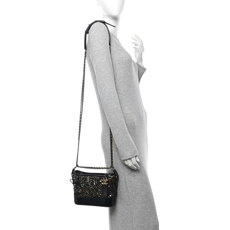 Chanel Sequin Calfskin Small Gabrielle