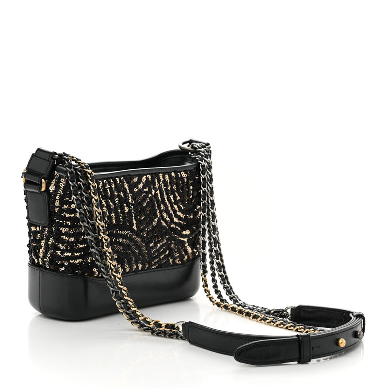 Chanel Sequin Calfskin Small Gabrielle