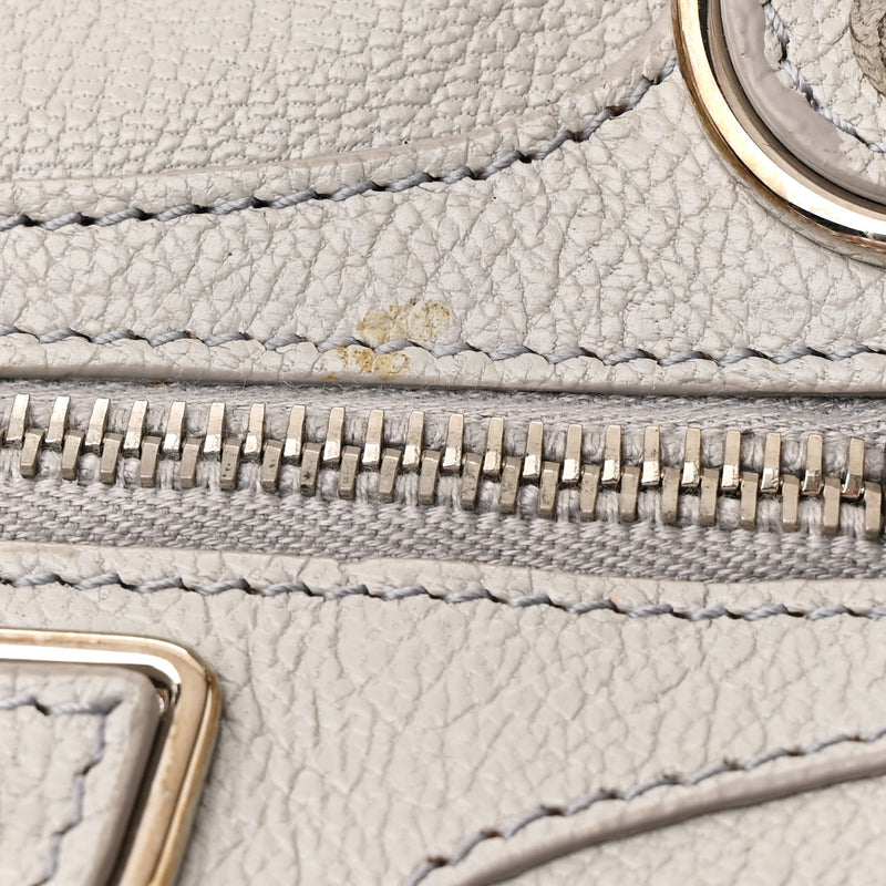 Balenciaga Chevre Silver Metallic Edge