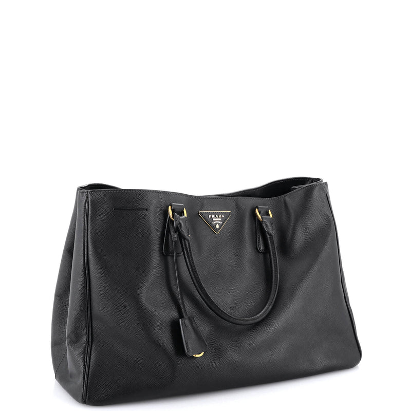 Lux Open Tote Saffiano Leather Medium
