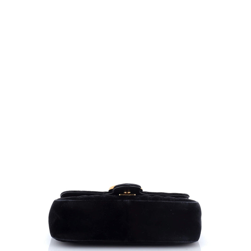 Gg Marmont Flap Bag Matelasse Velvet