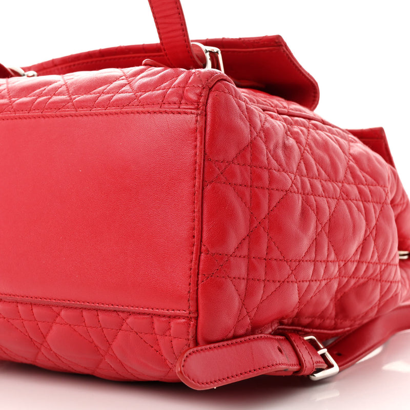 Christian Dior Lambskin Cannage Large