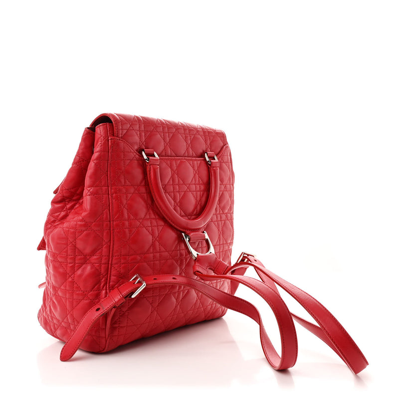 Christian Dior Lambskin Cannage Large
