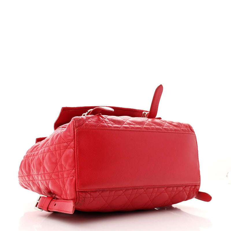 Christian Dior Lambskin Cannage Large