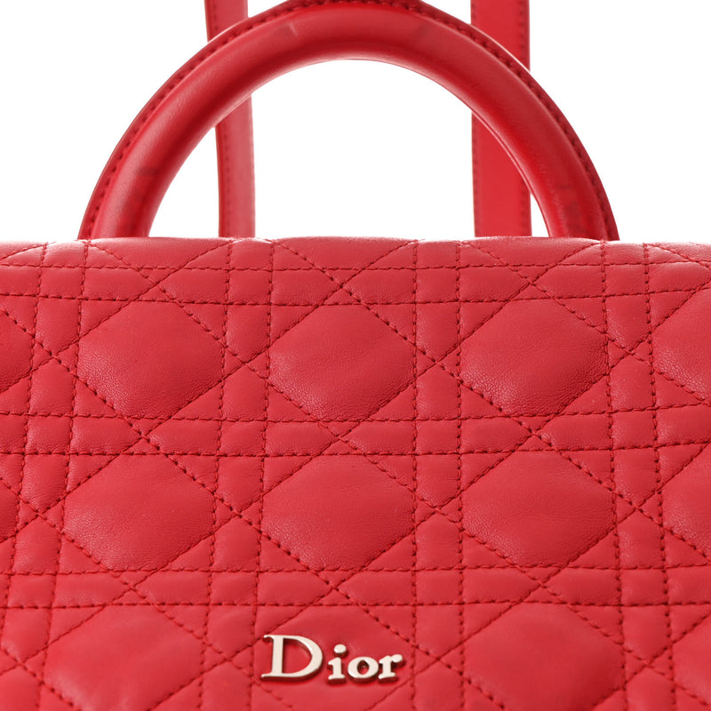 Christian Dior Lambskin Cannage Large