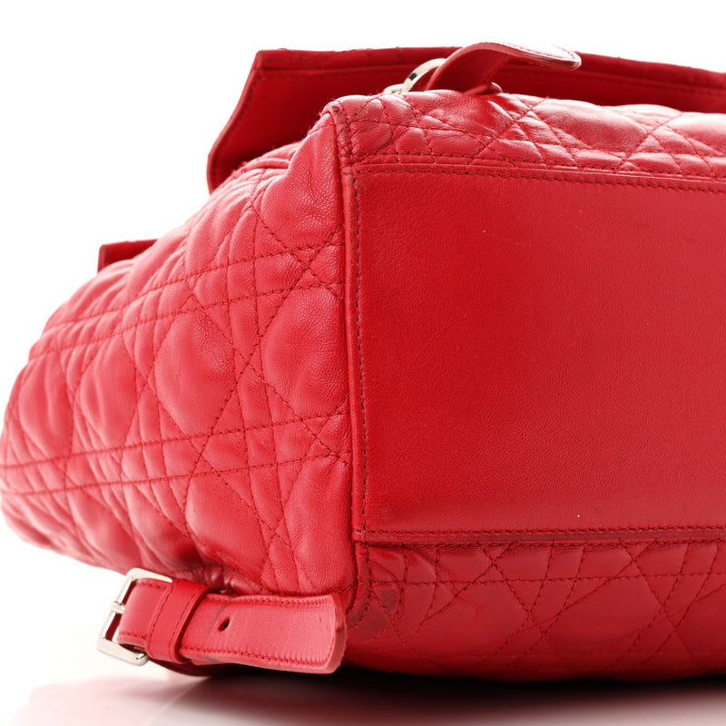 Christian Dior Lambskin Cannage Large