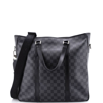 Tadao Handbag Damier Graphite Pm