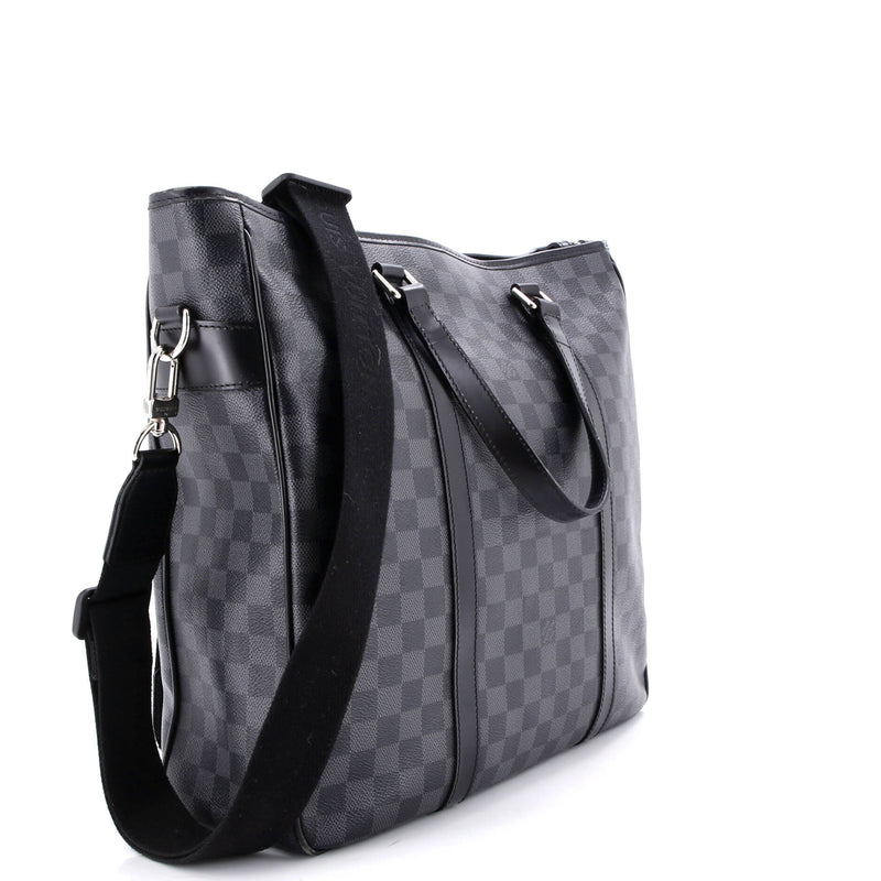 Tadao Handbag Damier Graphite Pm