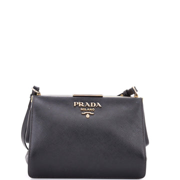 Light Frame Shoulder Bag Saffiano