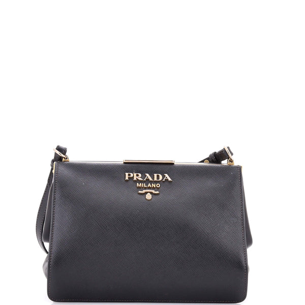 Light Frame Shoulder Bag Saffiano