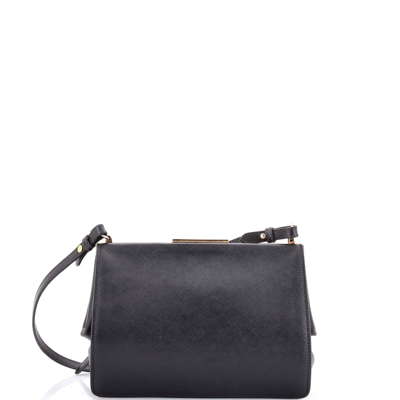 Light Frame Shoulder Bag Saffiano