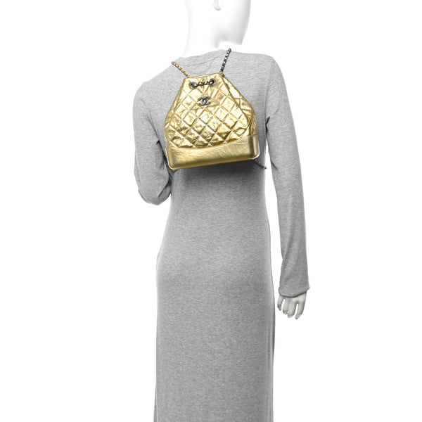 Chanel Metallic Lambskin Small Quilted