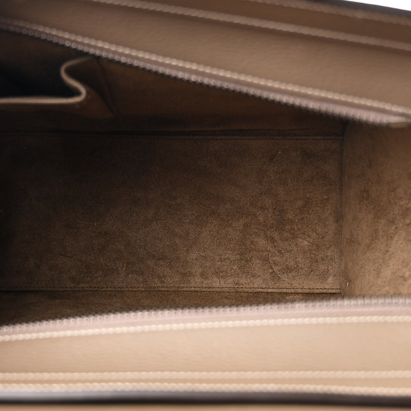 Celine Drummed Calfskin Micro Luggage