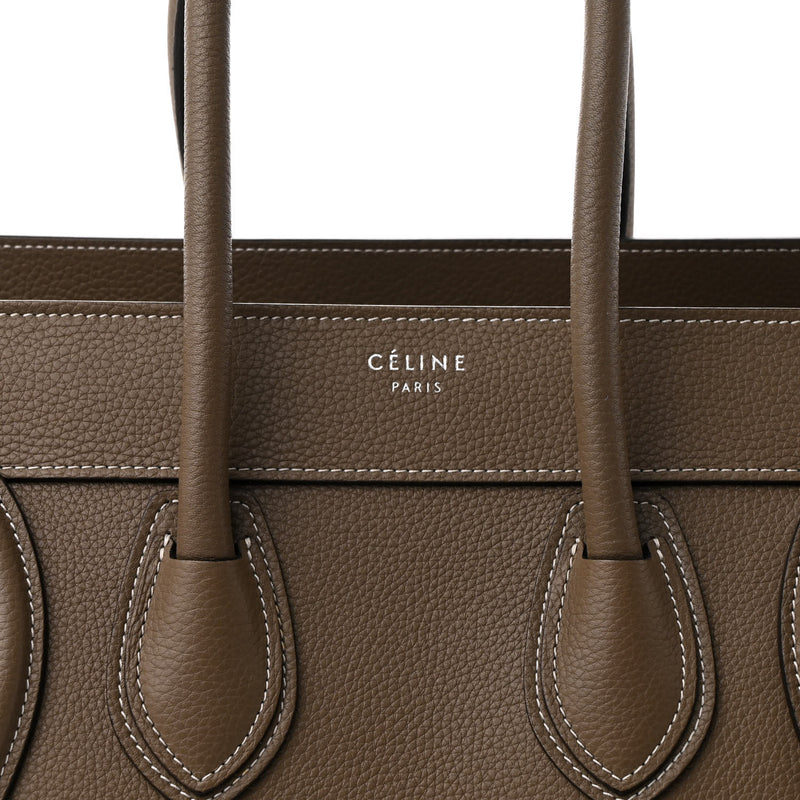 Celine Drummed Calfskin Micro Luggage