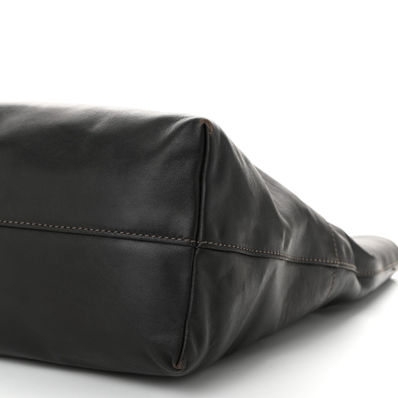 Miu Vitello Soft Calfskin Shopping Tote