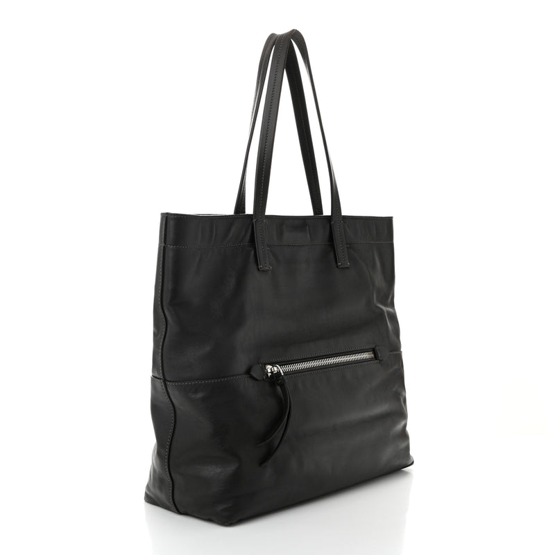 Miu Vitello Soft Calfskin Shopping Tote