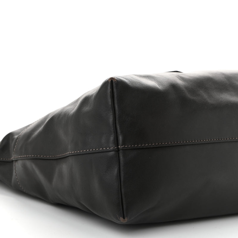Miu Vitello Soft Calfskin Shopping Tote