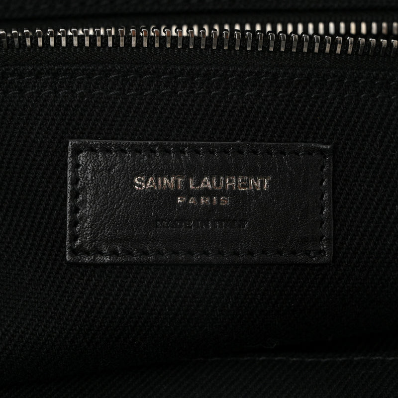 Saint Laurent Linen Calfskin Rive Gauche