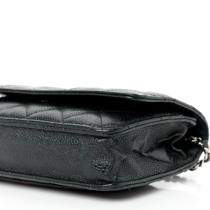 Chanel Caviar Quilted Wallet On Chain