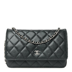 Chanel Caviar Quilted Wallet On Chain