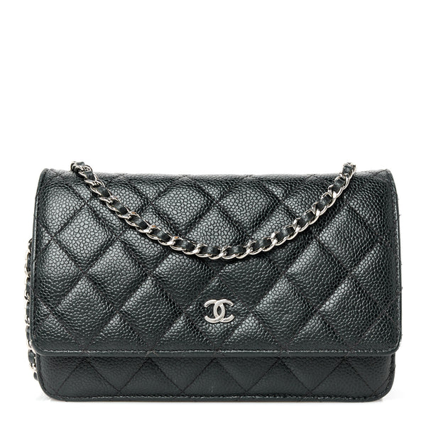 Chanel Caviar Quilted Wallet On Chain