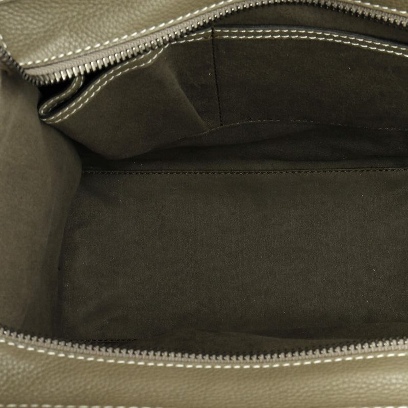 Luggage Bag Grainy Leather Micro