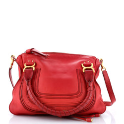 Marcie Satchel Leather Medium