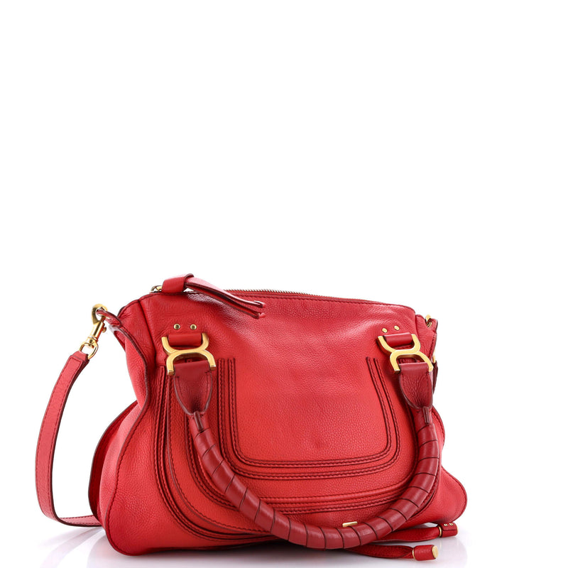 Marcie Satchel Leather Medium