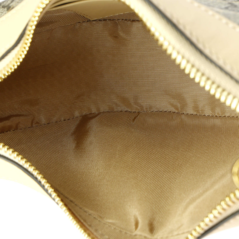 Ophidia Half Moon Bag Print Gg Coated