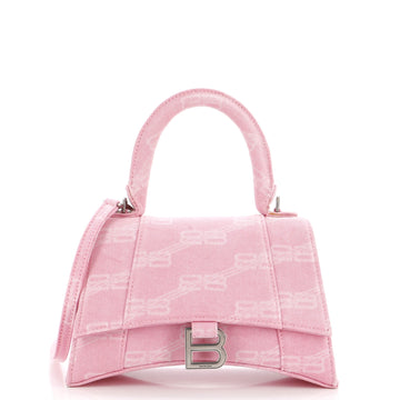 Hourglass Top Handle Bag Bb Denim Small